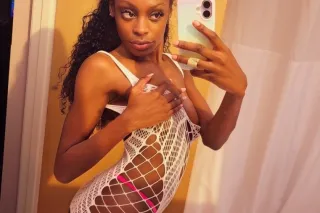 slim ebony babe🐱🎀🍒 💦 photo 5