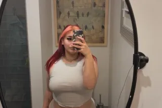 Thick Curvy Redhead W Tanlines & Pierced Nipples photo 3