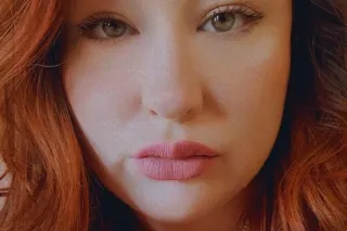 Sexy with Curves... Thick Redhead... Green Eyes .. Snow Bunny🐰 photo 4