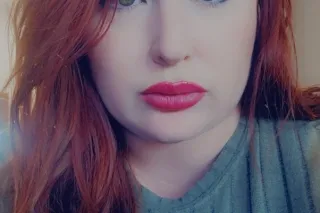 Sexy with Curves... Thick Redhead... Green Eyes .. Snow Bunny🐰 photo 7