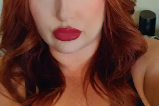 Sexy with Curves... Thick Redhead... Green Eyes .. Snow Bunny🐰 photo 8