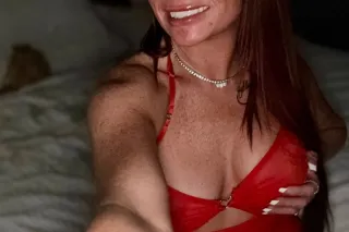 sexy busty redhead Milf cum treat yourself photo 6