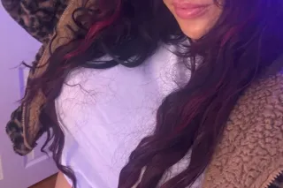 DMT MILF party friendly Pretty Tattood MILF Fake TITS long dark hair black light glow room chill as fuck photo 6
