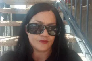lady in the street.