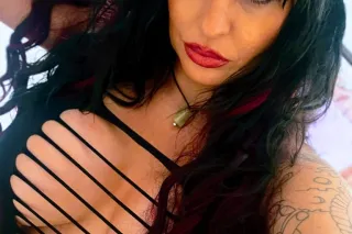 DMT party friendly Pretty Tattood MILF AVAILABLE AFTER 7pm very Large Fake Tits long dark hair black light glow room chill as fuck photo 12