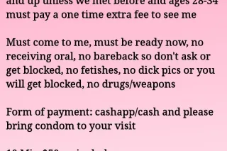 AD IN PHOTO SECTION SO READ CAREFULLY