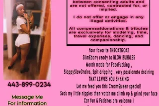 SlimEbony 😍ThroatGoat👅 CreamQueen💦 FetishPleaser🙈 No Backdoor 🚫🍑