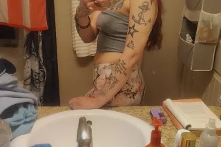exotic tatted petite with a booty girl next door photo 8