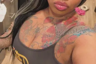Tatted Native & Black Content Creator!🤩 35k+ on twitter! yes we can ft or google meet baby! outs only!! photo 4