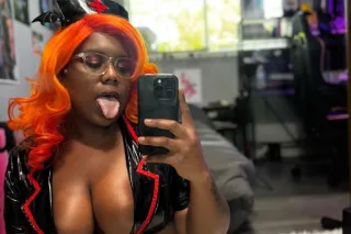 Curvy Ebony Succubus 🔥 Big Naturals + Thick Booty | gfe • daty • bbj photo 10