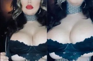 busty blue eyed beauty photo 4