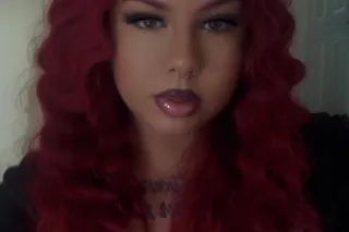 thick red head Peruvian throat goat👅🐐💕 photo 6