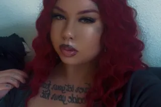 thick red head Peruvian throat goat👅🐐💕