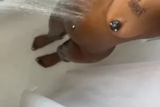Lil Chocolate Freak best head😛 in town and catch it all ss special photo 5