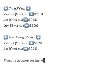 7Min SPECIALS📲Now ANAL🍑240(300x2🥜(7Mins)⬅➡340(400x2🥜(14mins until1pm)OutCalls&amp;CarPlay Available⬅Pricing Menu⬅TEXT ONLY random calls will be Ignored/Blocked⬇𝑻𝒉𝒆 𝑫𝑬𝑷𝑶𝑺𝑰𝑻 𝒕𝒐 𝑩𝑶𝑶𝑲 $100